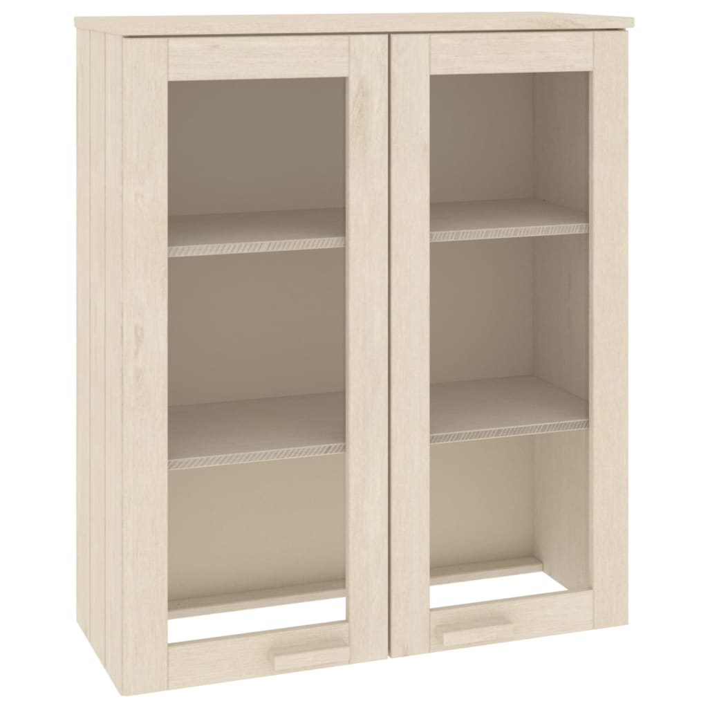 Highboard top HAMAR honningbrun 85x35x100 cm massivt træ