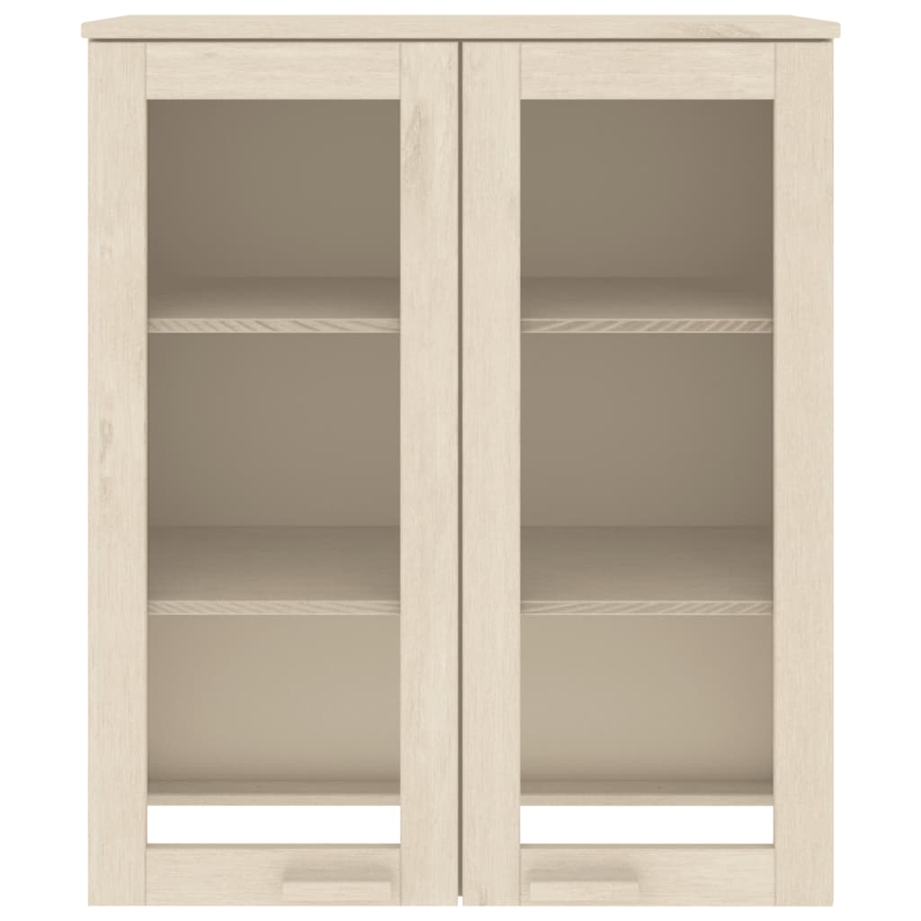 Highboard top HAMAR honningbrun 85x35x100 cm massivt træ