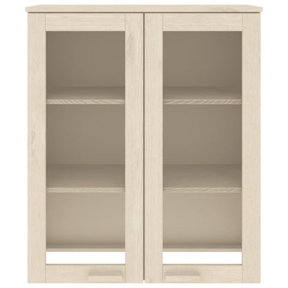 Highboard top HAMAR honningbrun 85x35x100 cm massivt træ