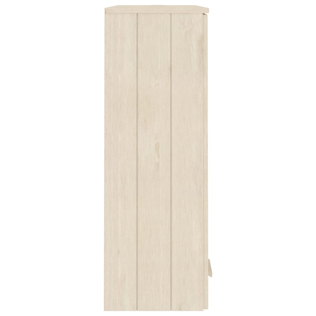 Highboard top HAMAR honningbrun 85x35x100 cm massivt træ