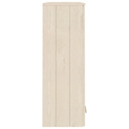 Highboard top HAMAR honningbrun 85x35x100 cm massivt træ