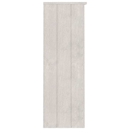 Highboard-Oberteil HAMAR Weiß 85x35x100 cm Massivholz