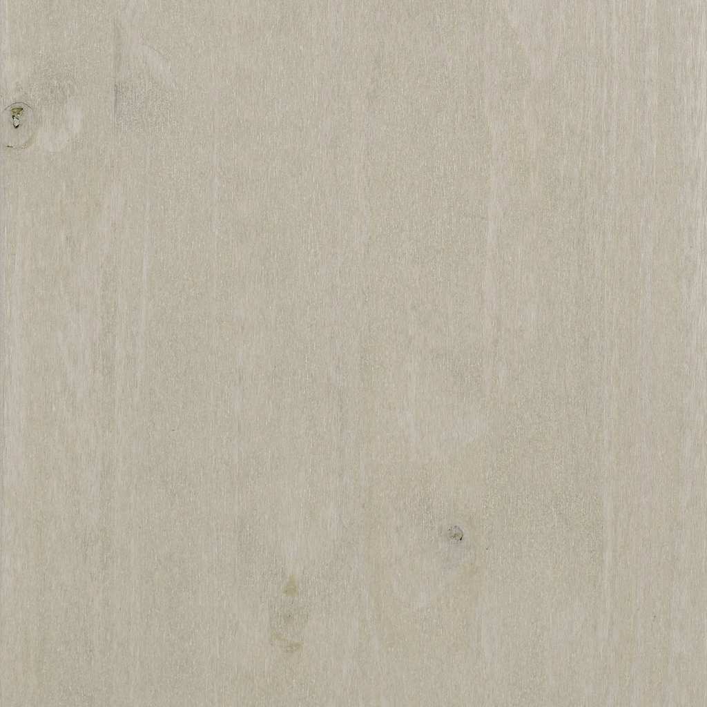 Highboard-Oberteil HAMAR Weiß 85x35x100 cm Massivholz