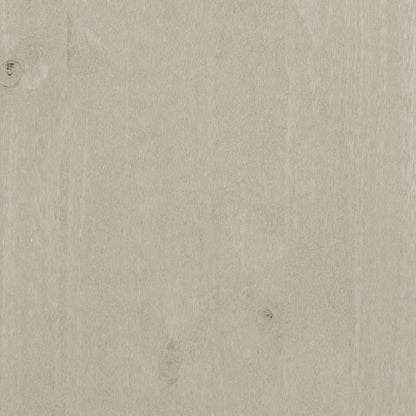 Schuhschrank HAMAR Weiß 59,5x35x117 cm Massivholz Kiefer