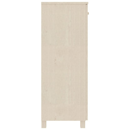 Schuhschrank HAMAR Honigbraun 85x40x108 cm Massivholz Kiefer