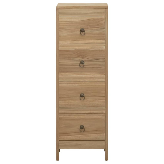 Kommode 30x30x90 cm Massivholz Teak