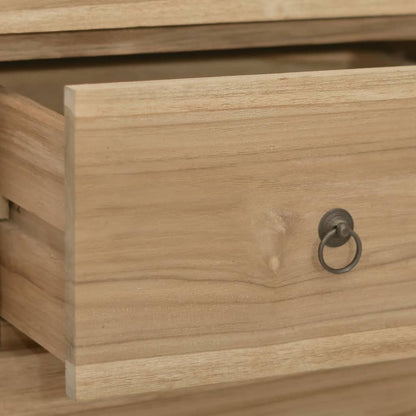 Kommode 30x30x90 cm Massivholz Teak