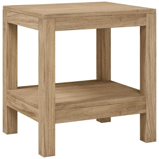 Badezimmer-Beistelltisch 45x35x45 cm Massivholz Teak