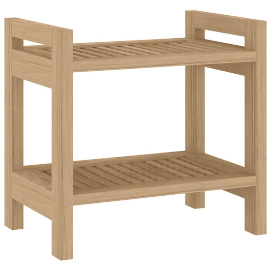 Badezimmer-Beistelltisch 45x30x45 cm Massivholz Teak