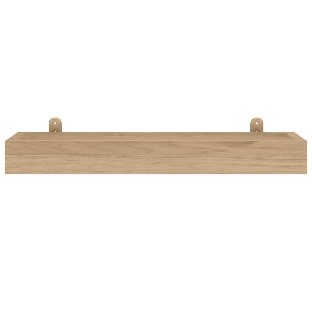 Wandregale 2 Stk. 60x15x4 cm Massivholz Teak