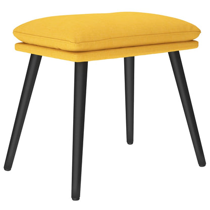 Fußhocker Senfgelb 45x29,5x35 cm Stoff