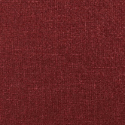 Fußhocker Weinrot 45x29,5x35 cm Stoff