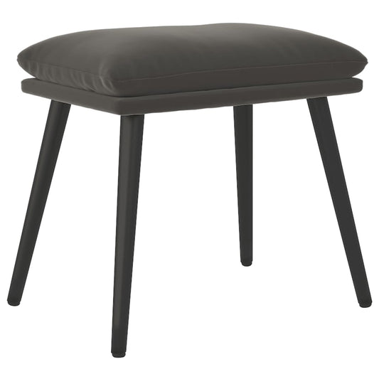 Fußhocker Dunkelgrau 45x29,5x35 cm Samt