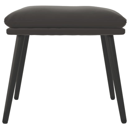Fußhocker Dunkelgrau 45x29,5x35 cm Samt