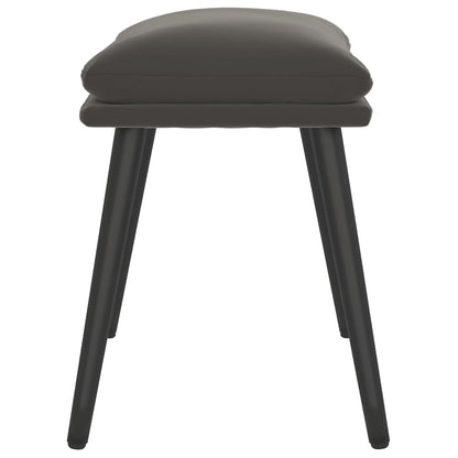 Fußhocker Dunkelgrau 45x29,5x35 cm Samt