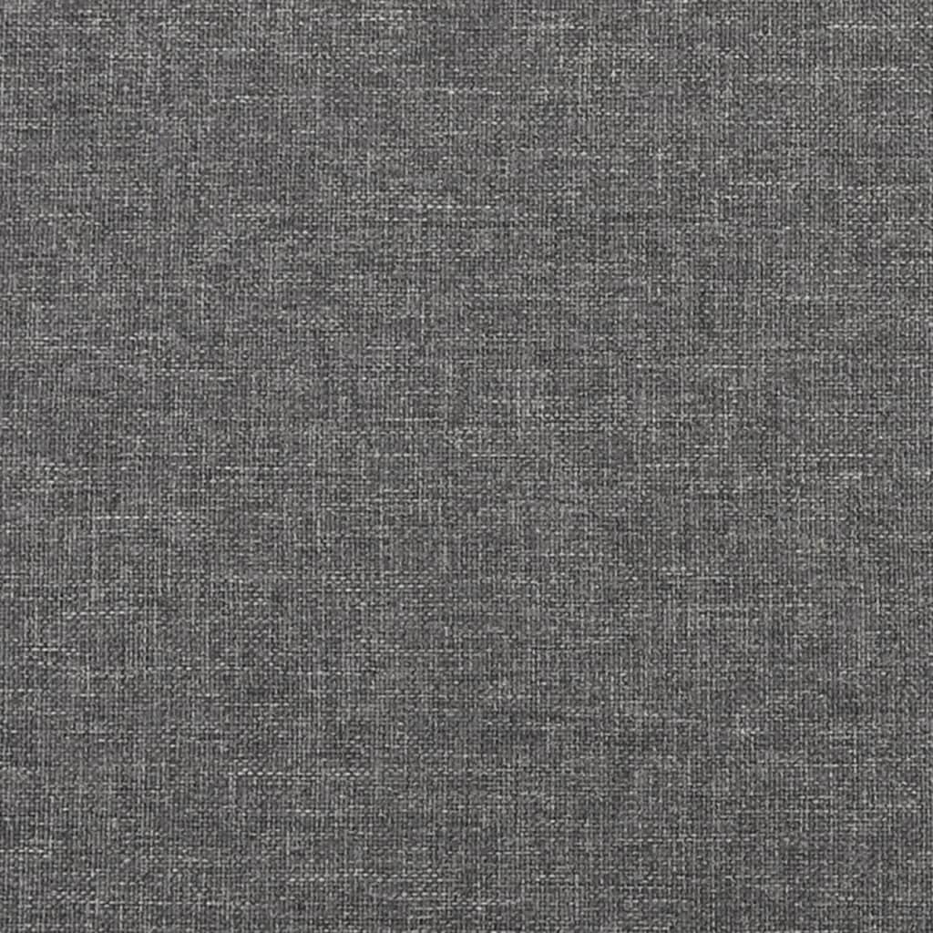 Fußhocker Hellgrau 60x60x36 cm Stoff