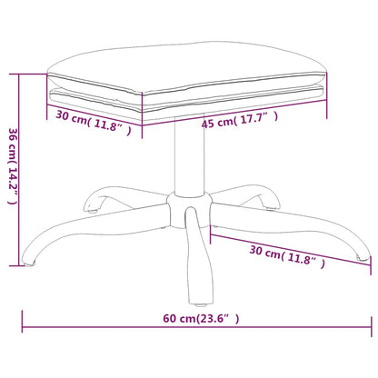 Fußhocker Senfgelb 60x60x36 cm Stoff