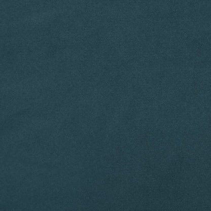 Fußhocker Blau 60x60x36 cm Samt