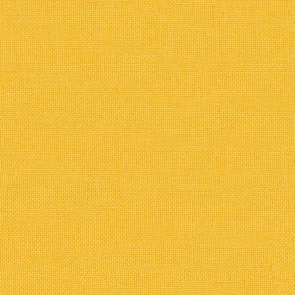 Fußhocker Senfgelb 60x60x36 cm Stoff und Kunstleder