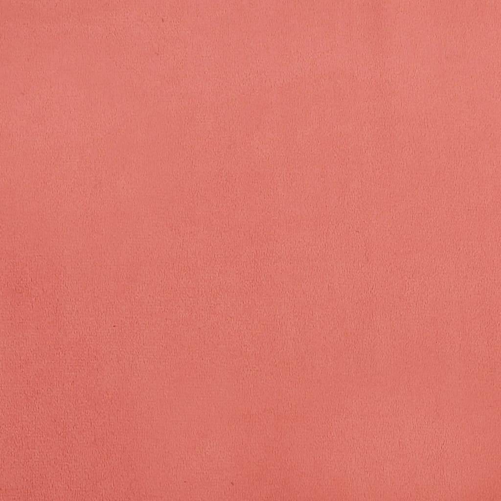 Fußhocker Rosa 60x60x36 cm Samt