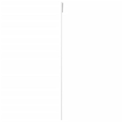 Schiebetür ESG-Glas und Aluminium 90x205 cm Weiß