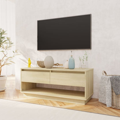 Tv-møbel Sonoma eg 102x41x44 cm træmateriale