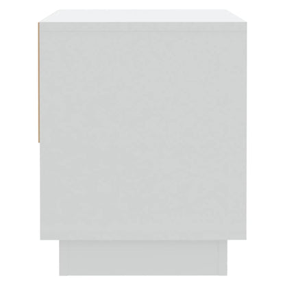 Nachttisch Weiß 45x34x44 cm Holzwerkstoff