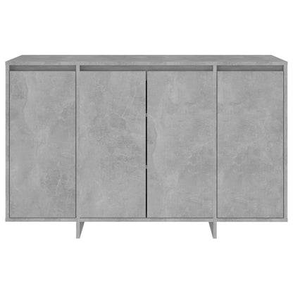 Sideboard Betongrau 120x41x75 cm Holzwerkstoff