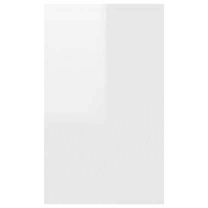 Skænk 3 skuffer højglans hvid 120x41x75cm træmateriale