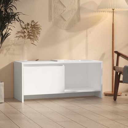 TV-Schrank Weiß 90x35x40 cm Holzwerkstoff