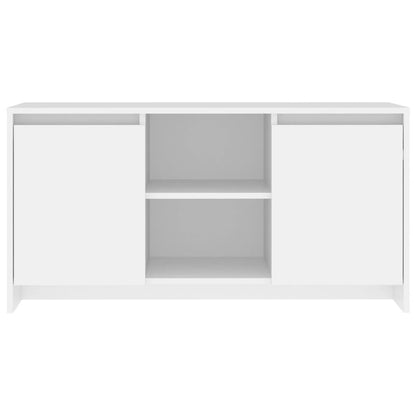 TV-skab Hvid 102x37,5x52,5 cm Træ Materiale