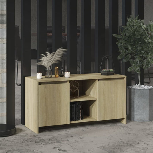 Tv-møbel Sonoma eg 102x37,5x52,5 cm træmateriale