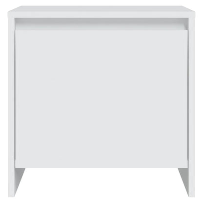 Nachttisch Weiß 45x34x44,5 cm Holzwerkstoff