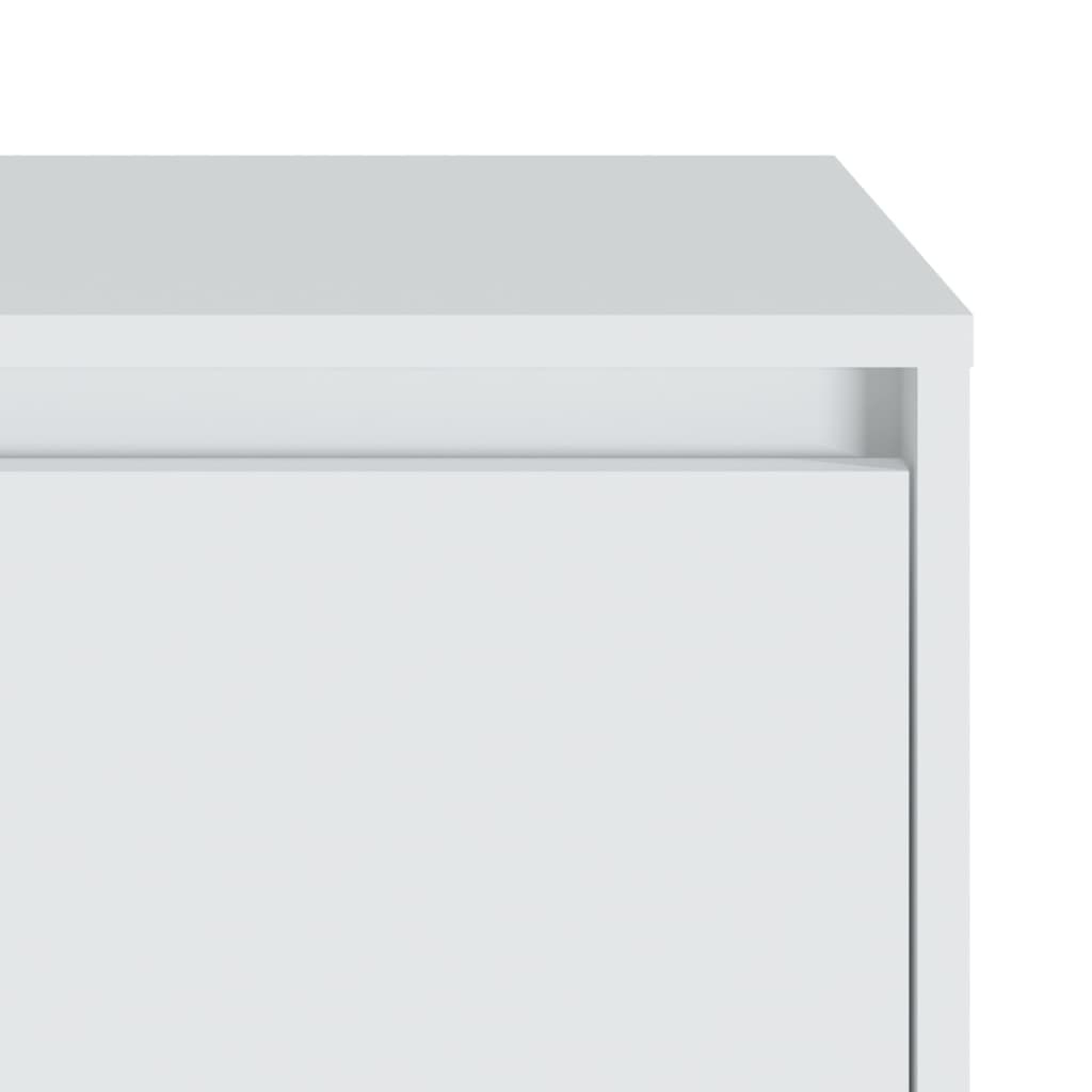 Nachttisch Weiß 45x34x44,5 cm Holzwerkstoff