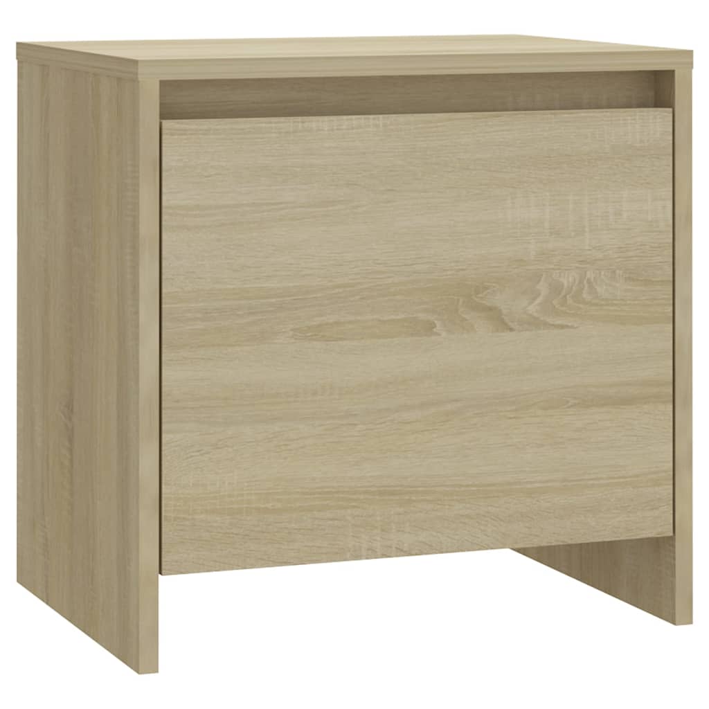 Nachttische 2 Stk. Sonoma-Eiche 45x34x44,5 cm Holzwerkstoff
