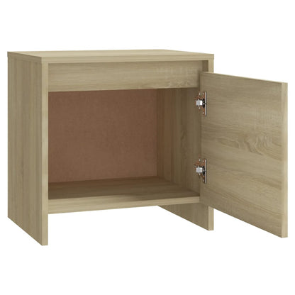 Nachttische 2 Stk. Sonoma-Eiche 45x34x44,5 cm Holzwerkstoff