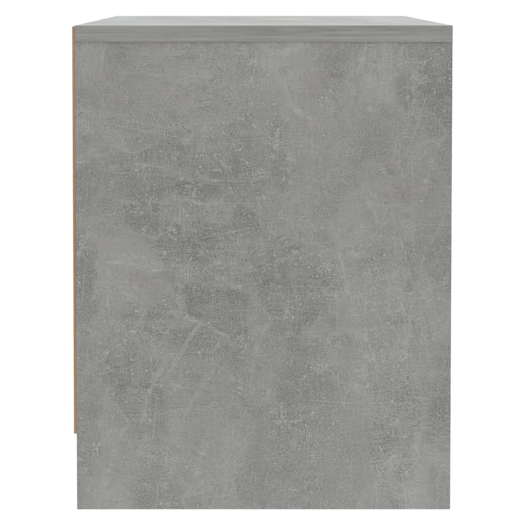 Nachttisch Betongrau 45x34x44,5 cm Holzwerkstoff