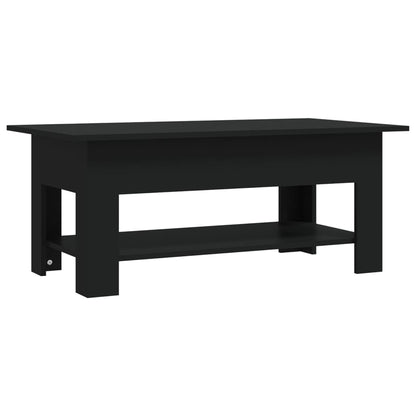 Sofabord Sort 102x55x42 cm Træ Materiale