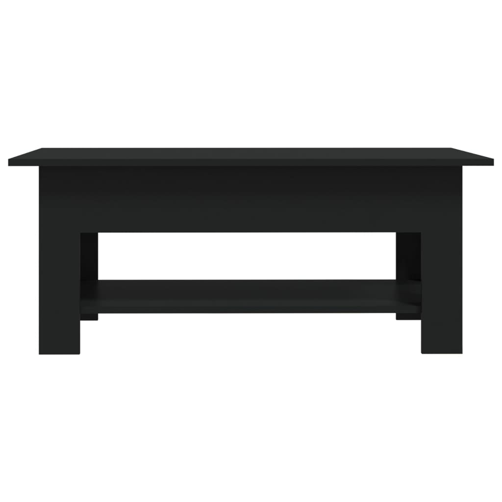 Sofabord Sort 102x55x42 cm Træ Materiale