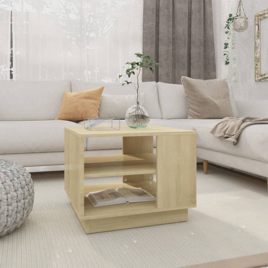 Sofabord Sonoma eg 55x55x43 cm træmateriale