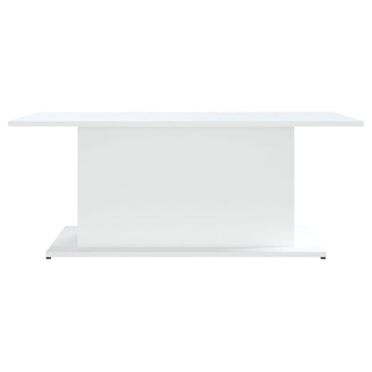Sofabord Hvid 102x55,5x40 cm Træ Materiale
