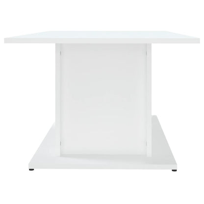 Sofabord Hvid 102x55,5x40 cm Træ Materiale