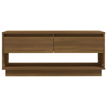TV-Schrank Braun Eichen-Optik 102x41x44 cm Holzwerkstoff