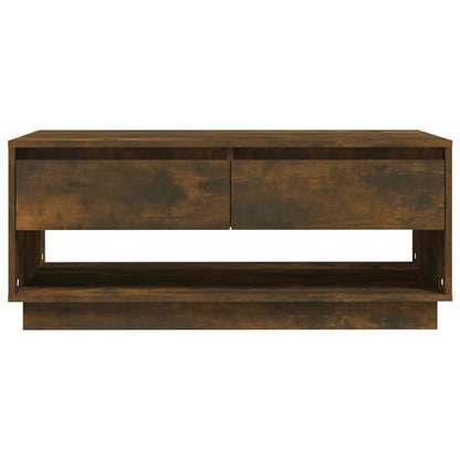 Couchtisch Räuchereiche 102,5x55x44 cm Holzwerkstoff