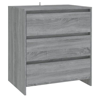 Skænk Grå Sonoma 70x41x75 cm Træmateriale