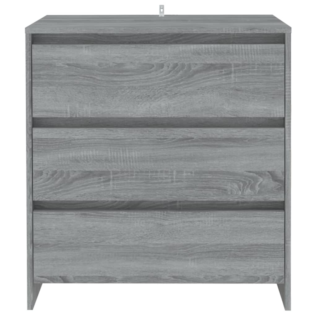 Skænk Grå Sonoma 70x41x75 cm Træmateriale