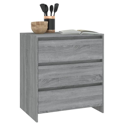 Skænk Grå Sonoma 70x41x75 cm Træmateriale