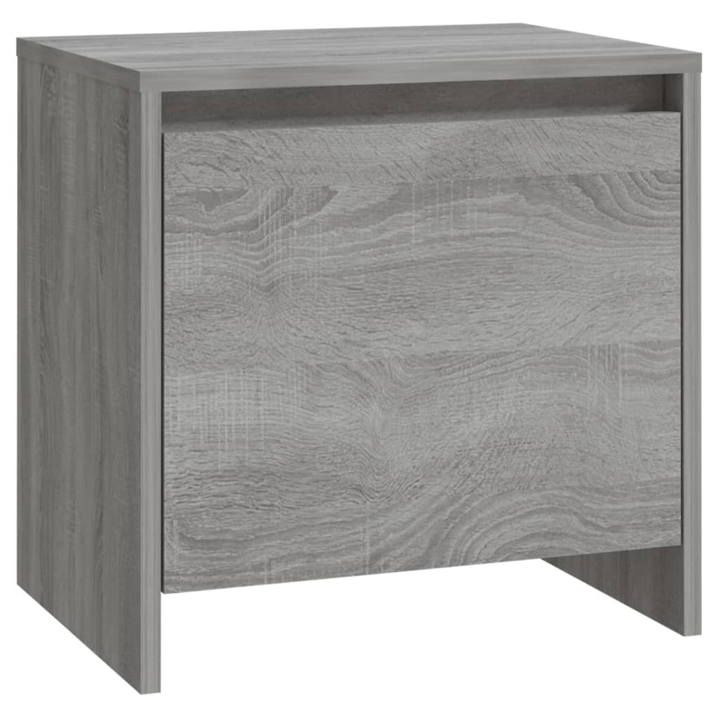Nachttische 2 Stk. Grau Sonoma 45x34x44,5cm Holzwerkstoff