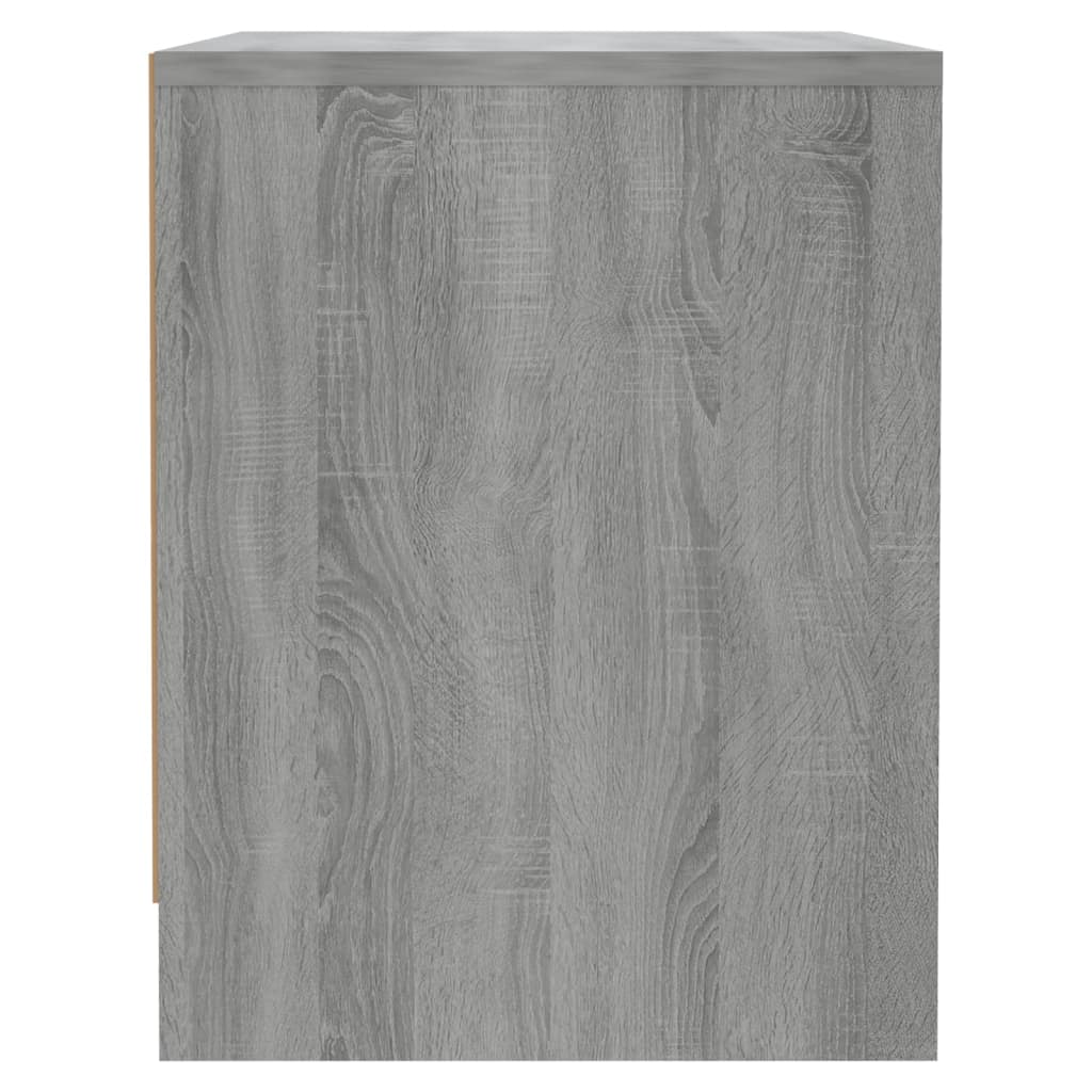 Nachttische 2 Stk. Grau Sonoma 45x34x44,5cm Holzwerkstoff