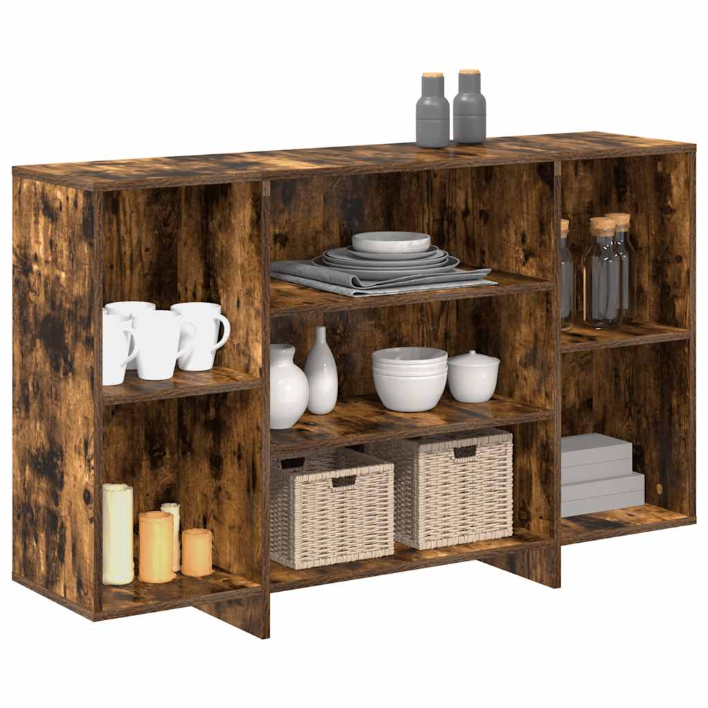 Sideboard Räuchereiche 120x30x75 cm Holzwerkstoff